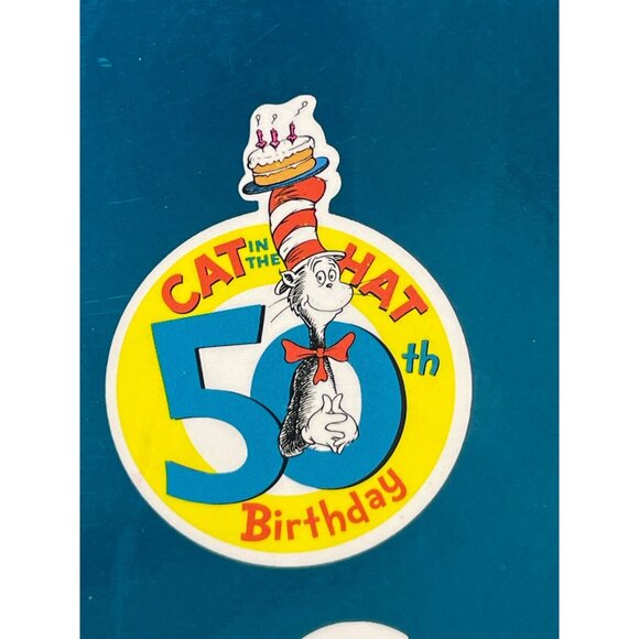 The Cat In The Hat Party Edition 50th Birthday Edition Dr Seuss - Picture 2 of 5